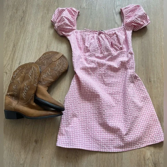 open lace back dress Petal and Pup Women's Eloise Dress - Light Pink
